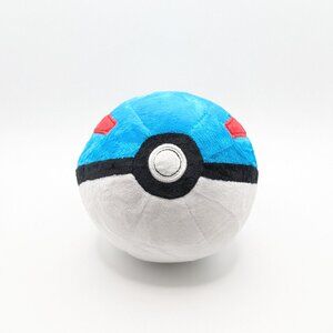 Blue Handmade Pokemon Plush Pokeball - Perfect Birthday or Christmas Present